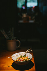 pan-asian cuisine. beautiful Asian food. Chinese restaurant.