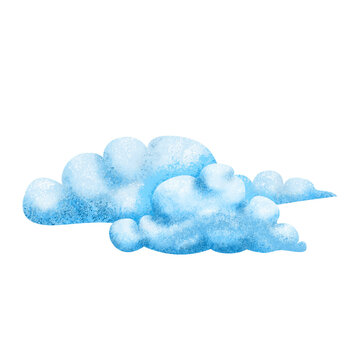 abstract cloud sky watercolor style