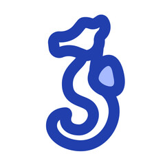 Obraz premium seahorses head