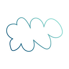 abstract cloud cartoon gradient style