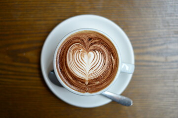 A hot coffee on Sunday morning