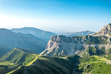 rough mountain path in Xinjiang China