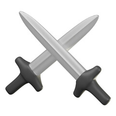 Obraz premium 3D Swords Illustration 