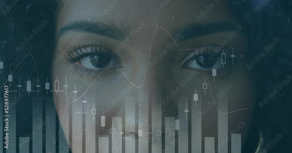 Poster animation of emoji icon over data processing