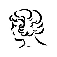 vintage illustration with beautiful fashion girl retro fashion vector