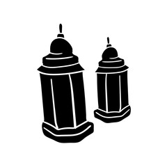 islamic ramadan doodle decoration
