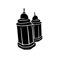 islamic ramadan doodle decoration