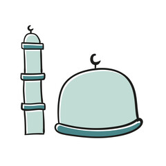 islamic ramadan doodle decoration