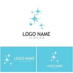 cleaning clean service logo icon vector template