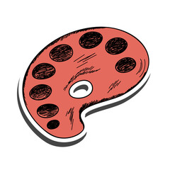 Paint Palette Sticker