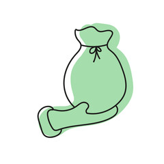 islamic ramadan doodle decoration