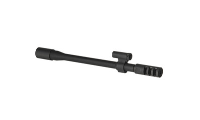 Spare interchangeable barrel for automatic carbine. Isolate on a white back.