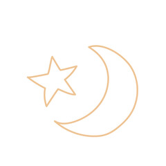 islamic ramadan doodle decoration