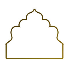 islamic window border frame mosque background