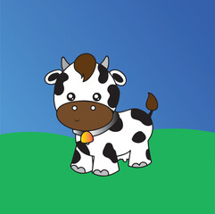 Spotted Cow, Black and White