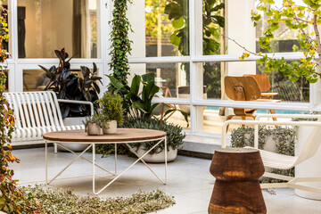 Fototapeta premium table and chairs