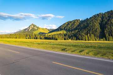beautiful scenery in Xinjiang China