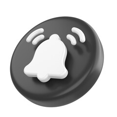 3D subscribe icon. Subscribe button. 3D element.