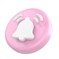 3D subscribe icon. Subscribe button. 3D element.