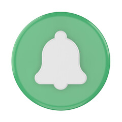 3D subscribe icon. Subscribe button. 3D element.