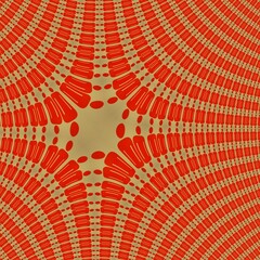 symbol of two male outlines in red upon a beige background