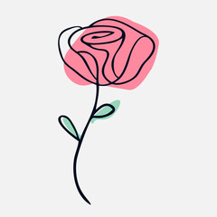 illustration of a rose