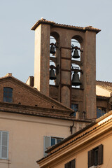 Obraz premium rome city art, history and cityscape italy, ancient and heritage places roman colosseum