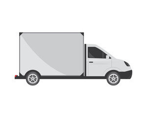 delivery truck mockup icon