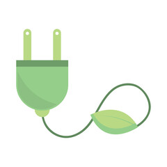 Obraz premium plug green energy