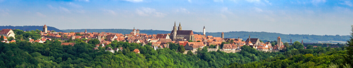 Rothenburg ob der Tauber Stadt-Panorama