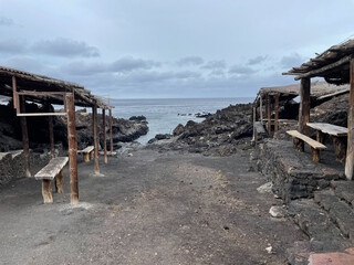 Fototapeta na wymiar Tacoron beach on the island of El Hierro