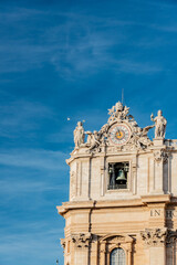 dome of st peter basilica and the city of the vatican catholic capital of the world art history