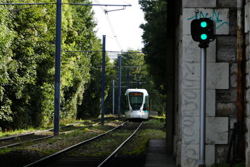 Tramway, t2, Train, Station , Nature