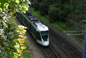 Tramway, t2, Train, Station , Nature