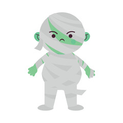 Obraz na płótnie Canvas halloween mummy character
