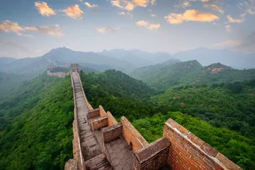 Papier Peint photo Lavable Mur chinois Great Wall of China at the Jinshanling
