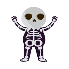 halloween skeleton character