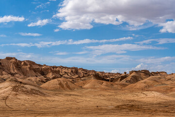 rift valley in the gobi in Xinjiang China