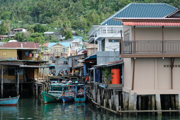 Indonesia Anambas Islands - Terempa Harbor area on Siantan Island