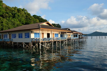 Indonesia Anambas Islands - Terempa Kelong house on Siantan Island