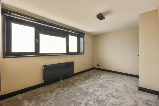 Empty room of a modern flat