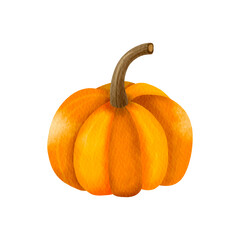 Pumpkin Halloween Watercolor