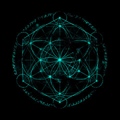 Hex rune circle 