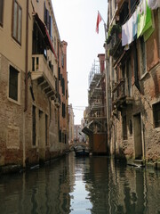 Fototapeta na wymiar Canal in Venice Italy