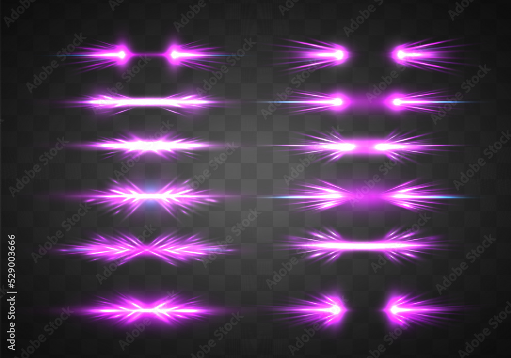 Poster luminous glass purple frames. luminous billboard. sparks sparkle with glowing neon white light effec