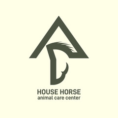 horse care logo designs home