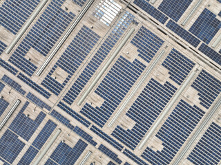 solar power station on factory