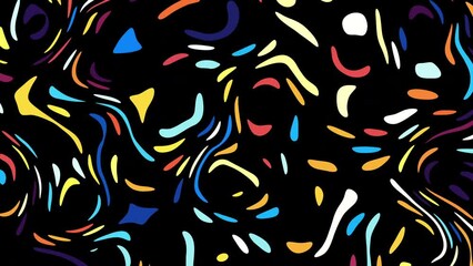 Seamless abstract wavy background for loop playback.