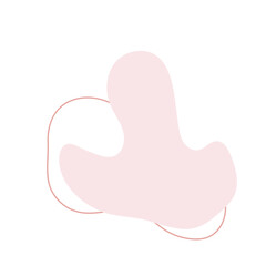 abstract modern blob shape