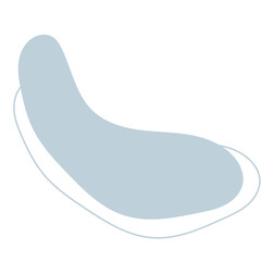 abstract modern blob shape